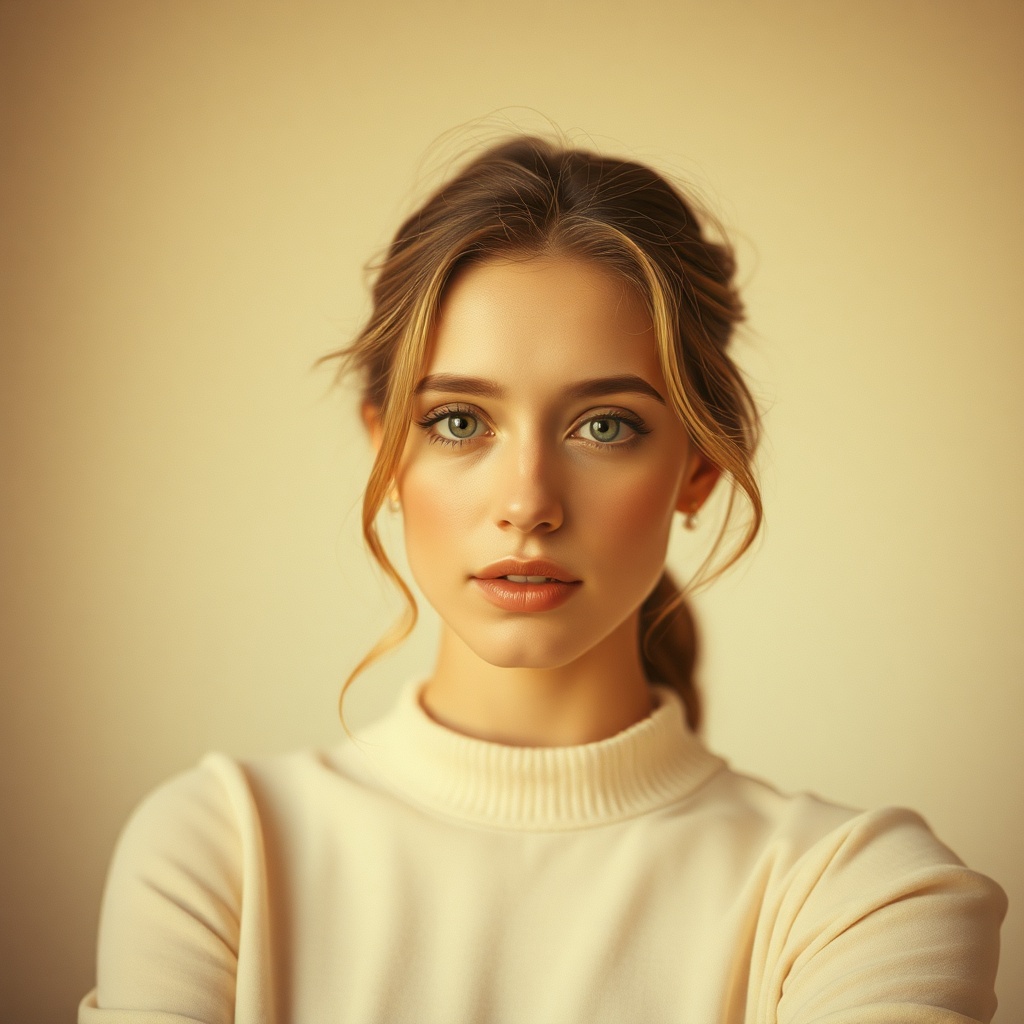 Example: AI painterly portrait