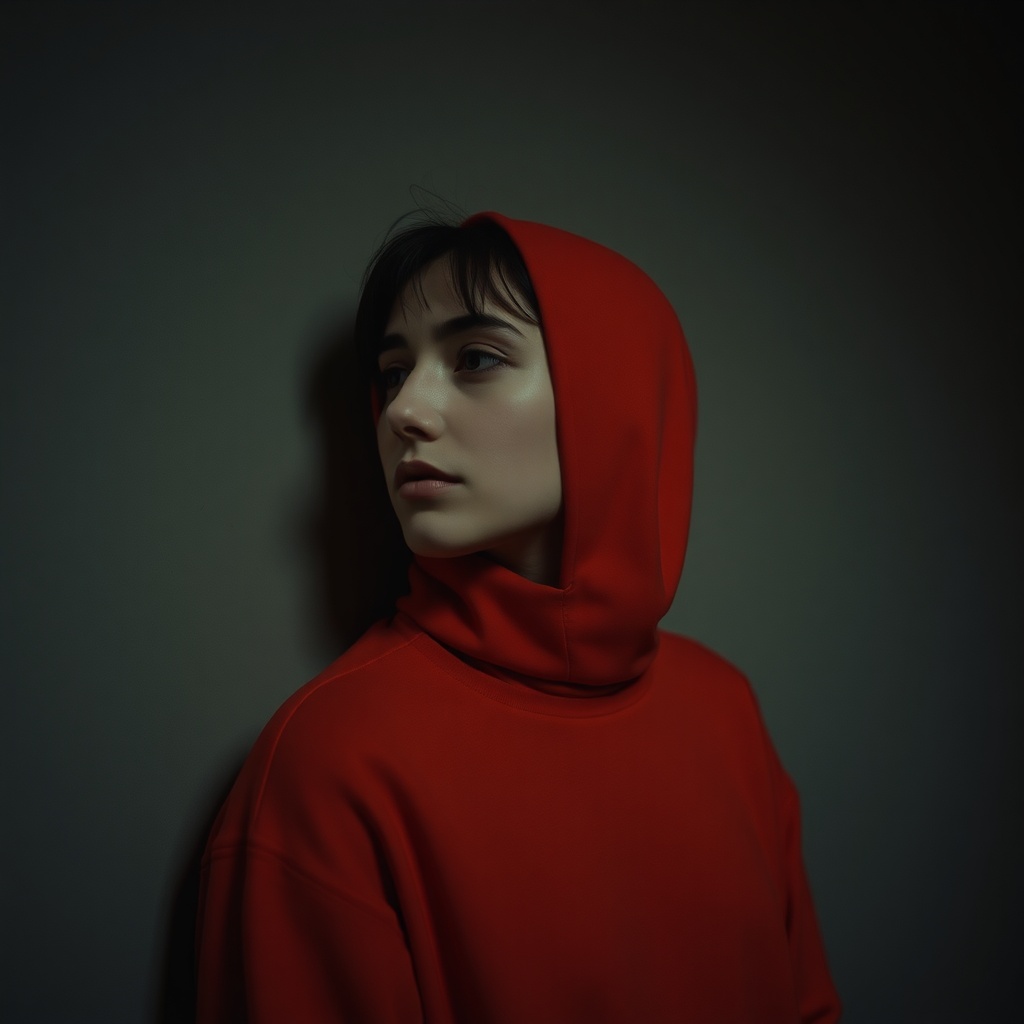 Example: One colour, head to wall