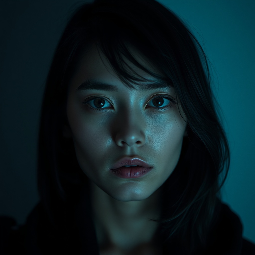 Example: A clean AI portrait