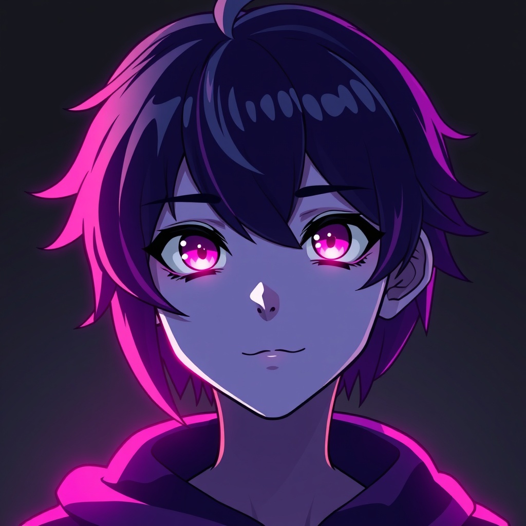 Example: High-contrast anime crop