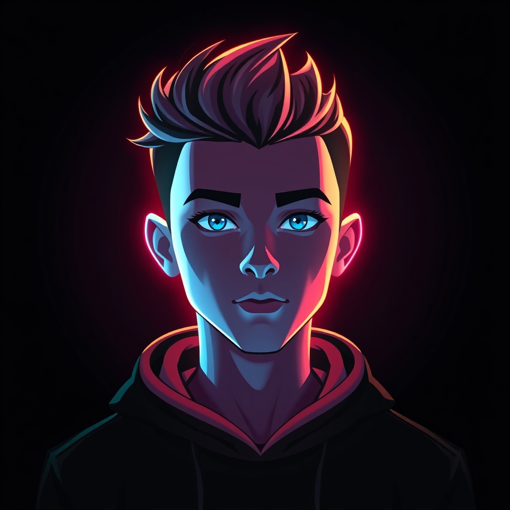 Example: Glowing / neon subject