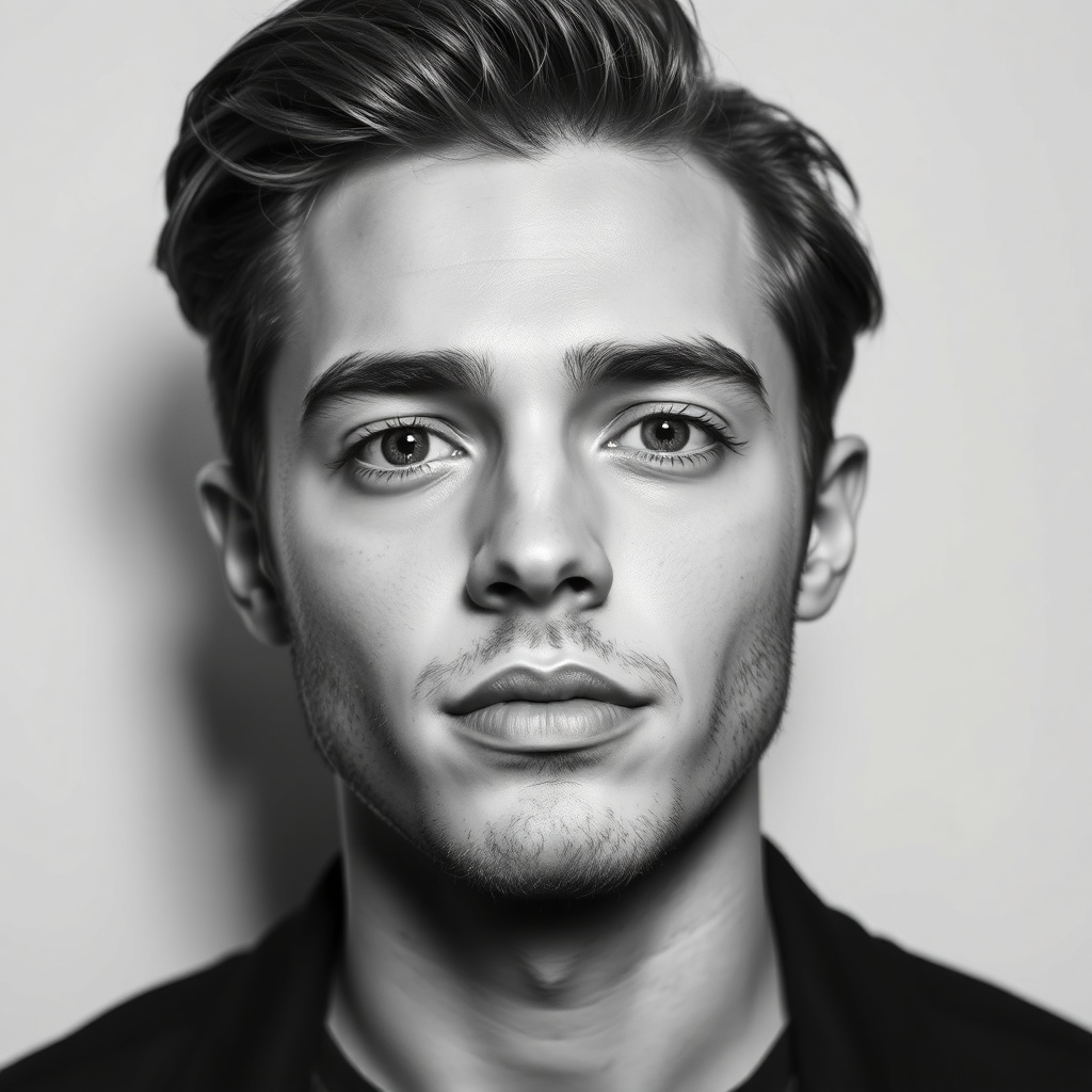 Example: Grayscale portrait